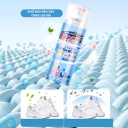 Chai Xịt Khử Mùi Giày Dép NaNo Bạc,Xịt Khử Mùi Hôi Chân Nano 2024 -BA1994 2