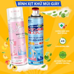 Chai Xịt Khử Mùi Giày Dép NaNo Bạc,Xịt Khử Mùi Hôi Chân Nano 2024 -BA1994 1