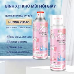 Chai Xịt Khử Mùi Giày Dép NaNo Bạc,Xịt Khử Mùi Hôi Chân Nano 2024 -BA1994 3