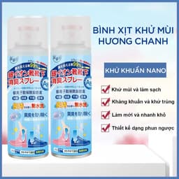 Chai Xịt Khử Mùi Giày Dép NaNo Bạc,Xịt Khử Mùi Hôi Chân Nano 2024 -BA1994 4