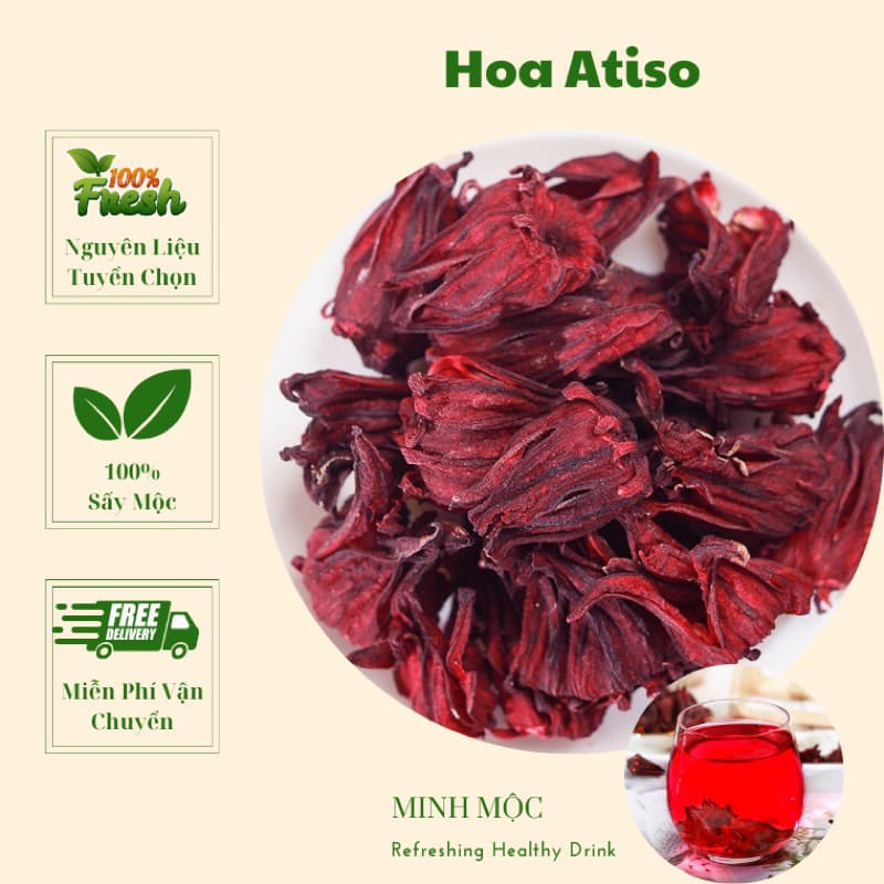 Trà Atiso đỏ, Hoa Dâm Bụt, Hibiscus loại 1