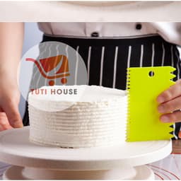 Bộ 3 Dụng Cụ Dao Mini Cắt/ Vét Bột, Tạo Vân Kem, Chà Láng Làm Bánh, Đa Năng Tiện Lợi An Toàn - Trang Trí Bánh Sinh Nhật 5