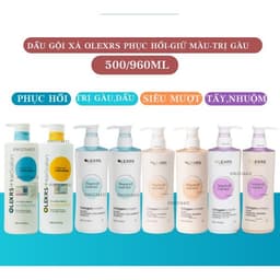Cặp Dầu Gội Xả Olexrs Hair Salon Phục Hồi Hư Tổn Đa Tầng, Giảm Gàu Và Kiềm Dầu, Giữ Màu Nhuộm Phiên Bản 2024 2