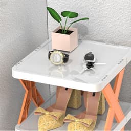 Kệ Giày Chữ X 5 Tầng. Kệ đựng giày dép đa năng bằng nhựa lắp ghép. Kệ Để Giày Dép 5 Tầng CHỮ X 8