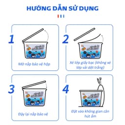 Combo 10 Hộp Hút Ẩm Đa Năng Giúp Chống Ẩm Mốc Và Khử Mùi Cho Tủ Quần Áo Hiệu Quả 230gr 9