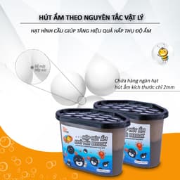 Combo 10 Hộp Hút Ẩm Đa Năng Giúp Chống Ẩm Mốc Và Khử Mùi Cho Tủ Quần Áo Hiệu Quả 230gr 2