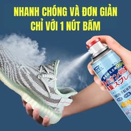 [COMBO] 5 Chai xịt Khử Mùi Giày Nano Bạc Diệt Khuẩn Ngăn Ngừa Hôi Chân Lưu Hương 24h Hương Chanh - Đào 3