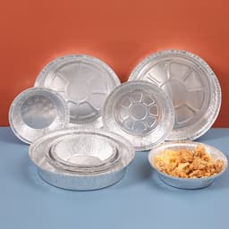 Set 20 Khay Giấy Bạc Lót Nồi Chiên Tròn 22CM và Set 250 Chén Giấy Bạc Nướng Bánh, Tart Trứng Siêu Tiện Lợi 4