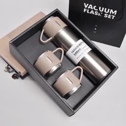 Bình Giữ Nhiệt Cao Cấp 500ML Lõi Inox 304 Tặng Kèm 2 Cốc Cách Nhiệt Làm Quà Tặng Sang Trọng 5