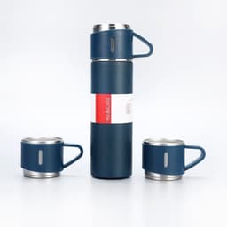 Bình Giữ Nhiệt Cao Cấp 500ML Lõi Inox 304 Tặng Kèm 2 Cốc Cách Nhiệt Làm Quà Tặng Sang Trọng 7