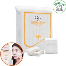 bông tẩy trang 222 miếng cotton pads hàng nội địa cao cấp, bông tẩy trang 3 lớp 1