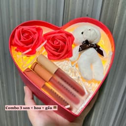 HỘP QUÀ TẶNG TRÁI TIM - COMBO QUÀ 8/3, QUÀ SINH NHẬT, VALENTINE 5