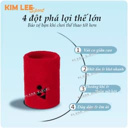 Băng cổ tay chặn mồ hôi YONEXxTHIENLONGVUONG - Băng đô, băng đầu- Băng chặn mồ hôi cầu lông Yonex ( hàng đẹp )- Chiếc 8