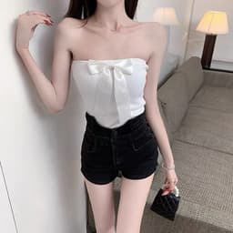 Áo Kiểu Cúp Ngực Nơ to thời trang cho nữ m645 4