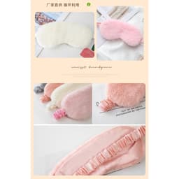 Bịt Mắt Ngủ Chất Liệu Lông Nhung Mềm Mại, bịt mắt ngủ văn phòng - Bịt Mắt Ngủ, nhatle.store1 7