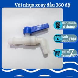Vòi nước nhựa, vòi hồ nhựa, vòi nước PVC, vòi nước xoay vòng 360 độ 1