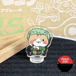 (mua 1 tặng 1) (3cm) Mô hình standee ONE PIECE ver MẶT MÈO in hình anime Đảo hải tặc tượng mica acrylic chibi xinh xắn 3