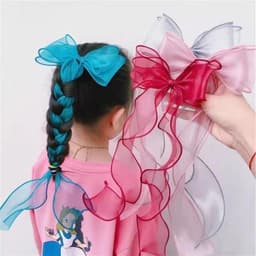 Ruy Băng Voan Đuôi Cá 4cm x 9m (Không Lõi), Gói Hoa, Gói Quà, Trang Trí Tiệc, DIY, Decor 7