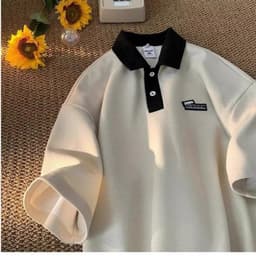 Áo Polo nam nữ oversize tay lỡ form rộng APT Unisex  in chữ JONG HINMAN vải cotton tổ ong cao cấp 8