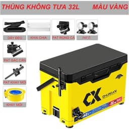 [MIỄN SHIP]Thùng Câu Đài Chixuan 32L Mẫu Mới 2023 Gồm Đầy Đủ Phụ Kiện Cao Cấp 5