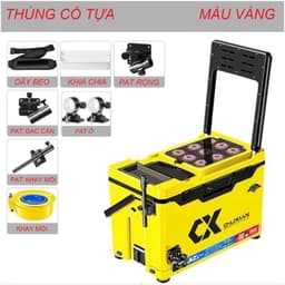 [MIỄN SHIP]Thùng Câu Đài Chixuan 32L Mẫu Mới 2023 Gồm Đầy Đủ Phụ Kiện Cao Cấp 9