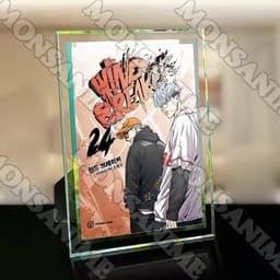 (Kèm ảnh) Khung kính in hình WIND BREAKER quà tặng manhwa anime chibi trang trí để bàn 2 size 5
