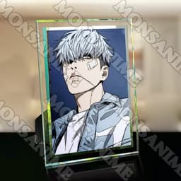 (Kèm ảnh) Khung kính in hình WIND BREAKER quà tặng manhwa anime chibi trang trí để bàn 2 size 4
