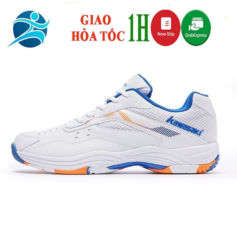 Giày cầu lông Kawasaki B3324 Chính hãng màu trắng xanh