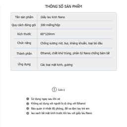 Khăn lau kính hộp 100 miếng siêu tiết kiệm, giấy lau kính chống mờ chống bám bụi bẩn vân tay trên mắt kính 5