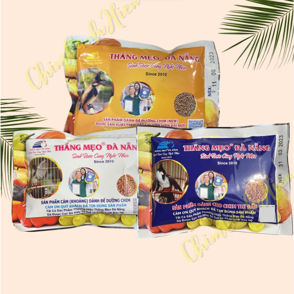 Cám Thắng Mẹo Chào Mào Chim Cảnh Chim Chào Mào Thắng Mẹo Đà Nẵng - 200g (3 Loại)