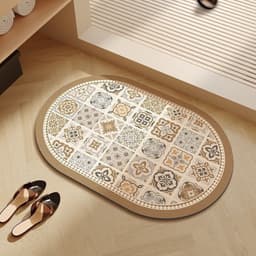 Thảm Lau Chân Chùi Chân, Thảm Trải Sàn Chùi Chân 3D Chống Trơn Trượt, Thảm Siêu Thấm Nhà Tắm, Nhà Bếp - Thảm Chân40x60cm 5