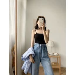 Áo thun Quây Ngực Gợi Cảm, Áo Quây Ngực 2 dây dễ phối đồ, áo 2 dây bún trơn 4