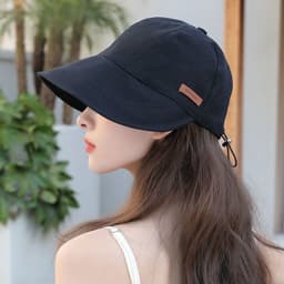 Mũ Bucket Vành Rộng Che Nắng [ Hàng Dày Loại 1 ] Có Dây Rút Tiện Lợi Chất Vải Cotton Thoải Mái Thoáng Khí Thời Trang Hè 2