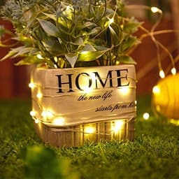 Combo 5, 10 Đèn led đom đóm, đèn trang trí hộp quà, trang trí hoa, giỏ quà- màu vàng dài  2m, gắn lồng đèn trung thu 7