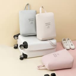 Túi đựng giày du lịch LOMO thiết kế sang trọng, tinh tế chất vải T400 chống thấm, chống mùi, bụi bẩn và ẩm mốc 5