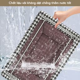 Hộp Đựng Quần Áo Khung Thép JYoohome Gấp Gọn Thông Minh Giỏ Đựng Quần Áo Đồ Lót Sắp Xếp Tủ Đồ 6