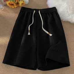 Quần đùi nam nữ KWER APT Unisex Quần Short in chữ nổi chất vải tổ ong mặc thoải mái quần short unisex 2