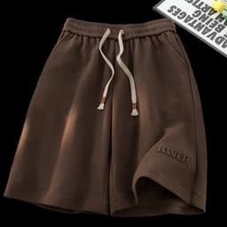 Quần đùi nam nữ KWER APT Unisex Quần Short in chữ nổi chất vải tổ ong mặc thoải mái quần short unisex 1