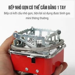 Bếp Ga Du Lịch Mini Gấp Gọn Đa Năng Tiện Lợi Có Van Điều Chỉnh Ga Phù Hợp Đi Picnic Dã Ngoại - Lutu Mart 7