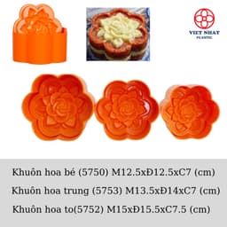 Khuôn nén xôi hình hoa hồng, hình trái tim, hình chữ - Việt Nhật Plastic Official 3