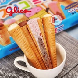 [NHẬT BẢN] Bánh que kem Ốc quế Glico cho bé trên 1 tuổi 2