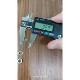 Nút bấm vành 9mm Cúc áo em bé 4 chi tiết Nút bấm 5 chấu Sơn màu trắng Màu đen Bằng thau không gỉ 7