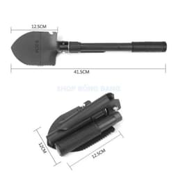 Cuốc Xẻng Đa Năng 4in1. Cuốc Xẻng phượt đa năng 4in1 + tặng kèm túi đựng. Bộ cuốc xẻng 4in1 đa năng 9