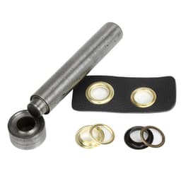 Cây đóng khoen ore + đế kê đóng cuộn tròn chân khoen mắt cáo, khoen bạt tròn, cây đóng tán cuốn khoen ore Size 3-20mm 3