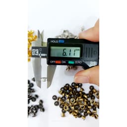 Khoen mắt cáo ore 3mm Bằng sắt Bịch 100 cái Có long đền Dùng làm đồ thủ công, bạt, giấy 2