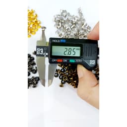 Khoen mắt cáo ore 3mm Bằng sắt Bịch 100 cái Có long đền Dùng làm đồ thủ công, bạt, giấy 3