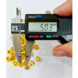Khoen ore mắt cáo CHẺ CHÂN bằng SẮT Size 4mm,4.5mm,5mm,6mm Màu vàng Túi 100 cái Không có long đền 4