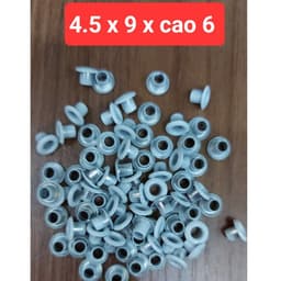 Khoen ore 4.5mm (4ly5) Bằng Nhôm bọc sơn màu Chân cao 6mm Túi 100 cái Không long đền Bấm giày bata,túi giấy, đồ thủ công 1