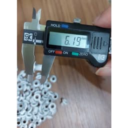 Khoen ore 4.5mm (4ly5) Bằng Nhôm bọc sơn màu Chân cao 6mm Túi 100 cái Không long đền Bấm giày bata,túi giấy, đồ thủ công 3