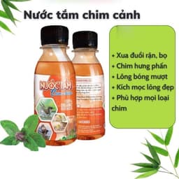Nước Tắm Chim Cảnh HIỂN BẢO KHÁNH nước tắm hương nhu cao cấp lọ 100ml 2